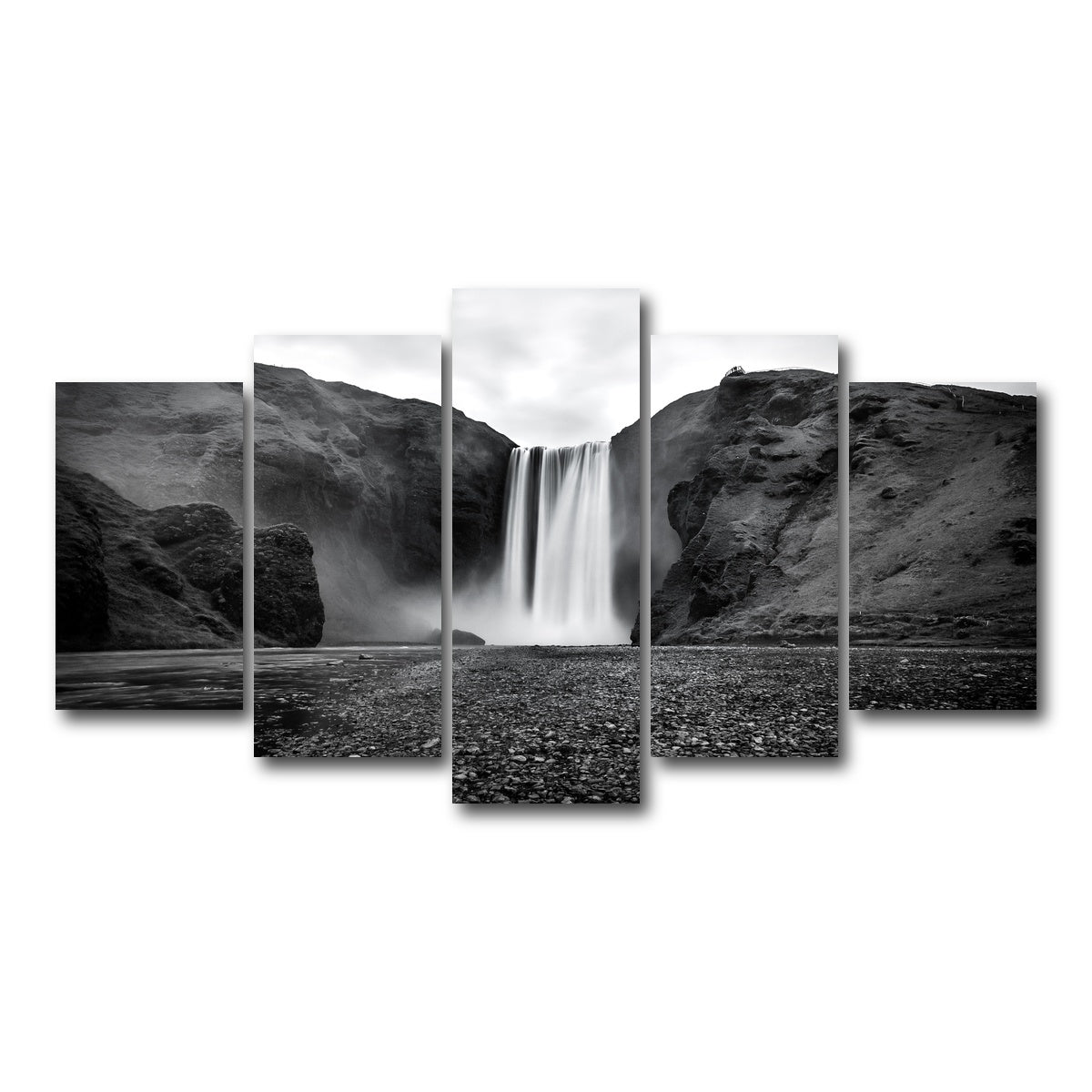 AUTO-MOCKUP WHITE | Grey Fall | 5 Piece | Gallery Wrap Canvas | group=5_normal