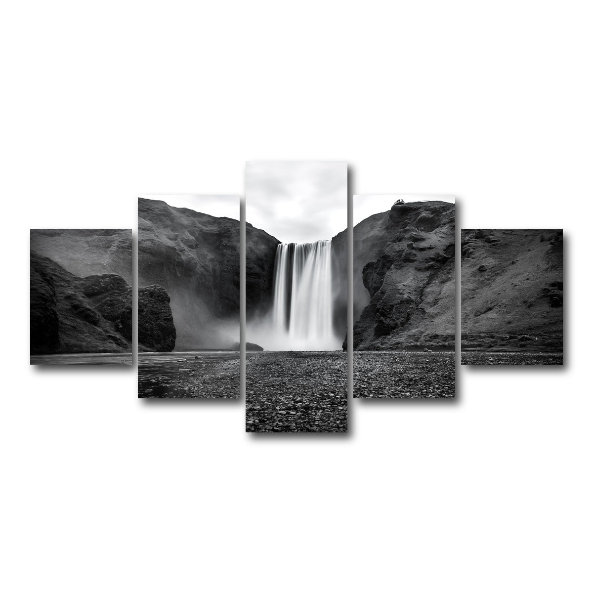 AUTO-MOCKUP WHITE | Grey Fall | 5 Piece | Gallery Wrap Canvas | group=5_short
