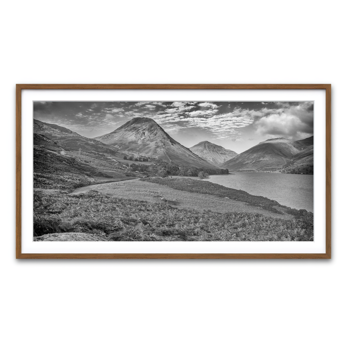 Framed Print 2x1 Walnut