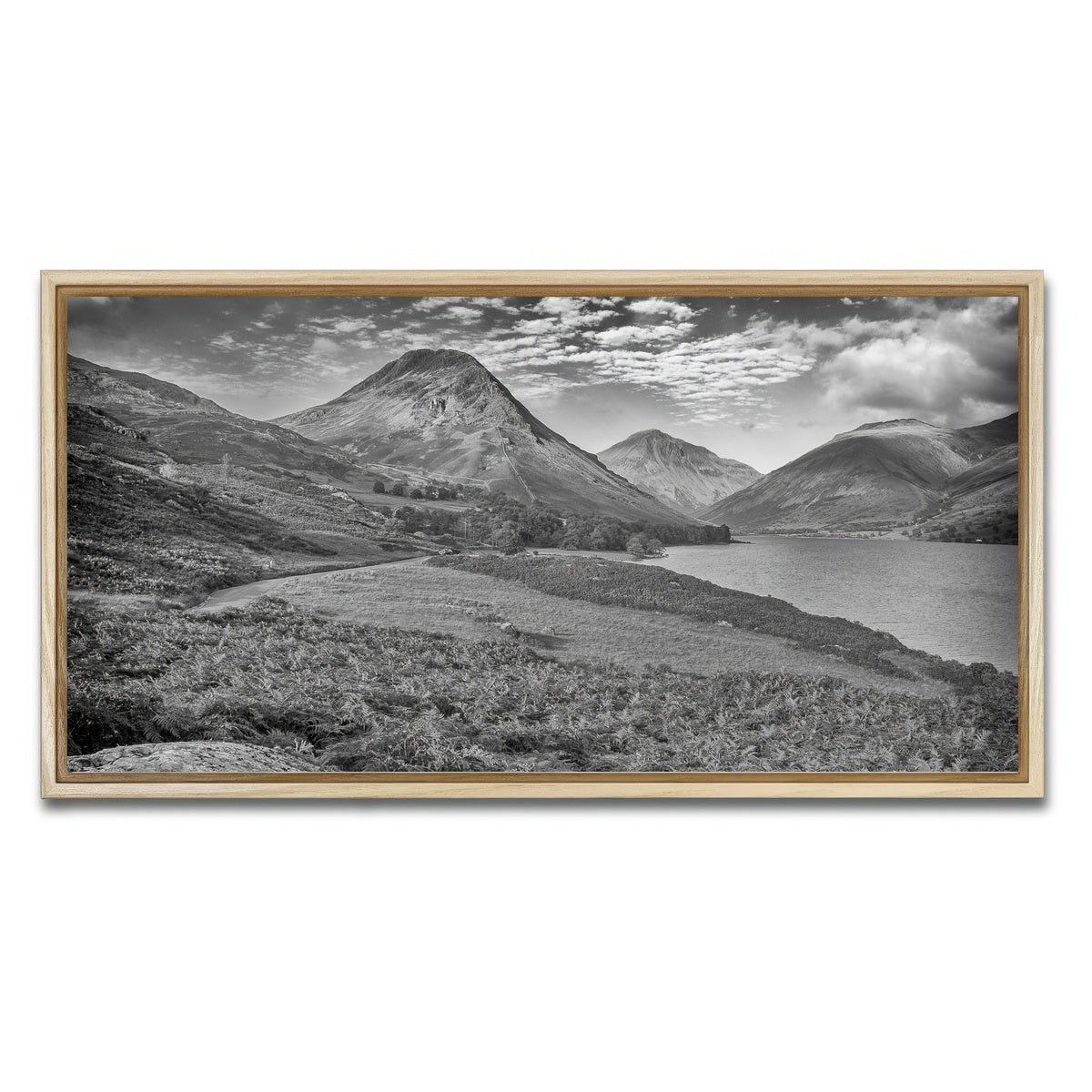 AUTO-MOCKUP WHITE | Grey Peaks | 1 Piece | Natural Framed Canvas | group=2x1