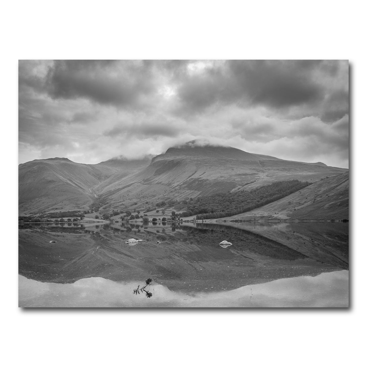 AUTO-MOCKUP WHITE | Grey Reflections | 1 Piece | Gallery Wrap Canvas | group=4x3