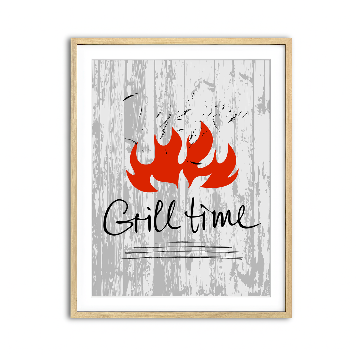 Framed Print 3x4 Natural