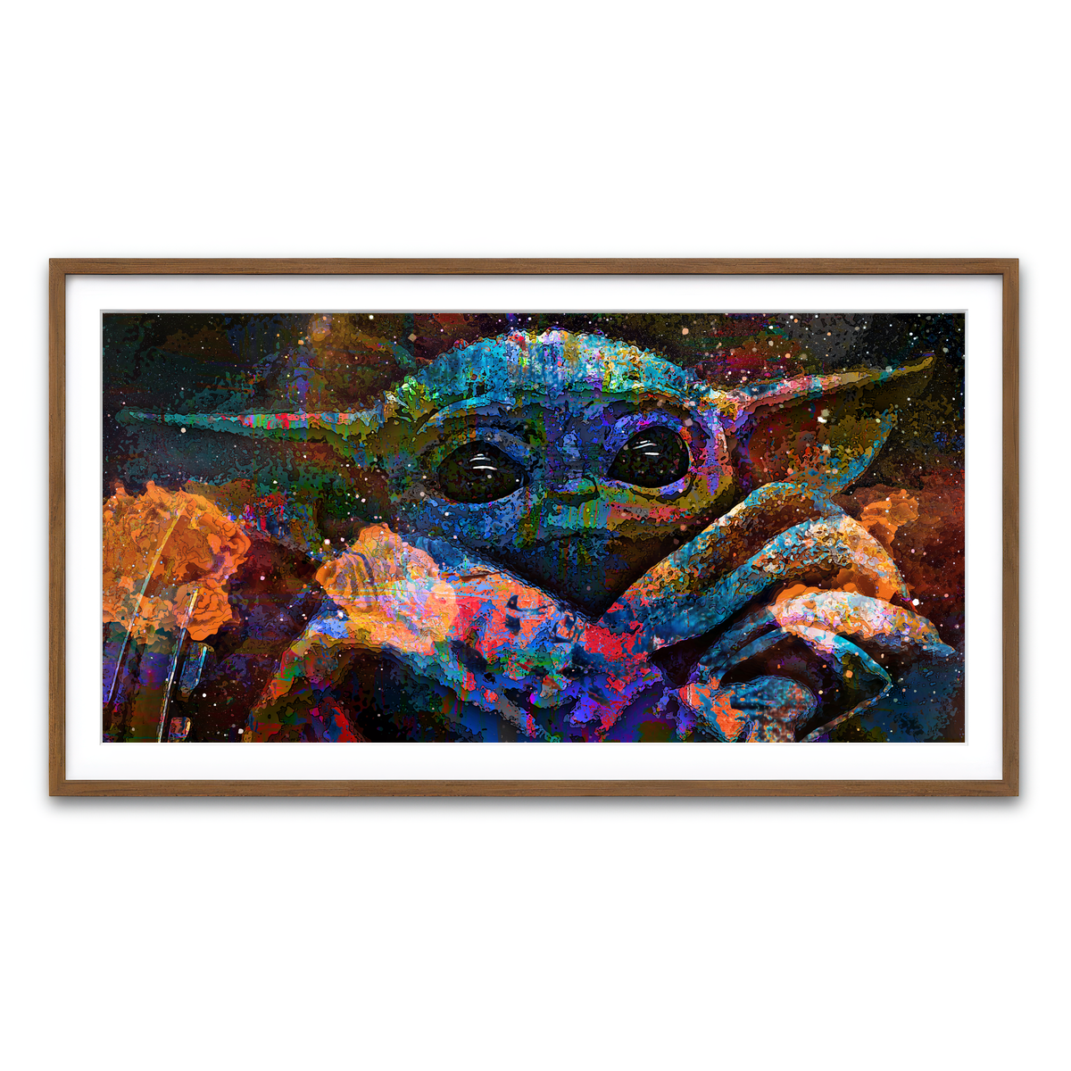 Framed Print 2x1 Walnut