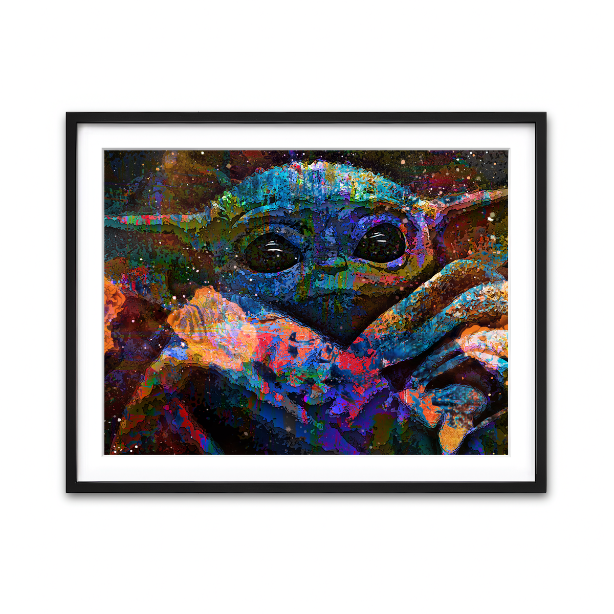 Framed Print 4x3 Black