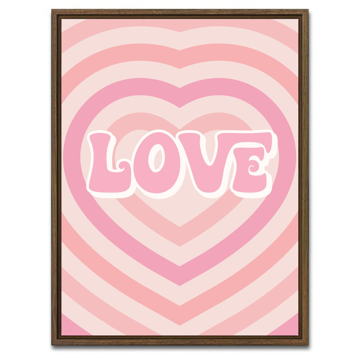 AUTO-MOCKUP WHITE | Groovy Kind of Love | 1 Piece | Walnut Framed Canvas | group=3x4