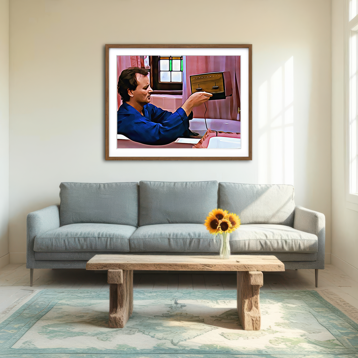 AUTO-MOCKUP ROOM | Groundhog Day Toaster Wall Art