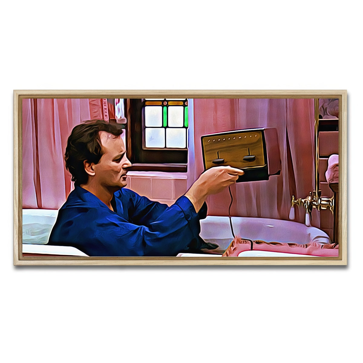 AUTO-MOCKUP WHITE | Groundhog Day Toaster | 1 Piece | Natural Framed Canvas | group=2x1