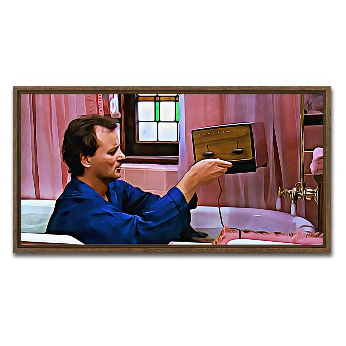 AUTO-MOCKUP WHITE | Groundhog Day Toaster | 1 Piece | Walnut Framed Canvas | group=2x1
