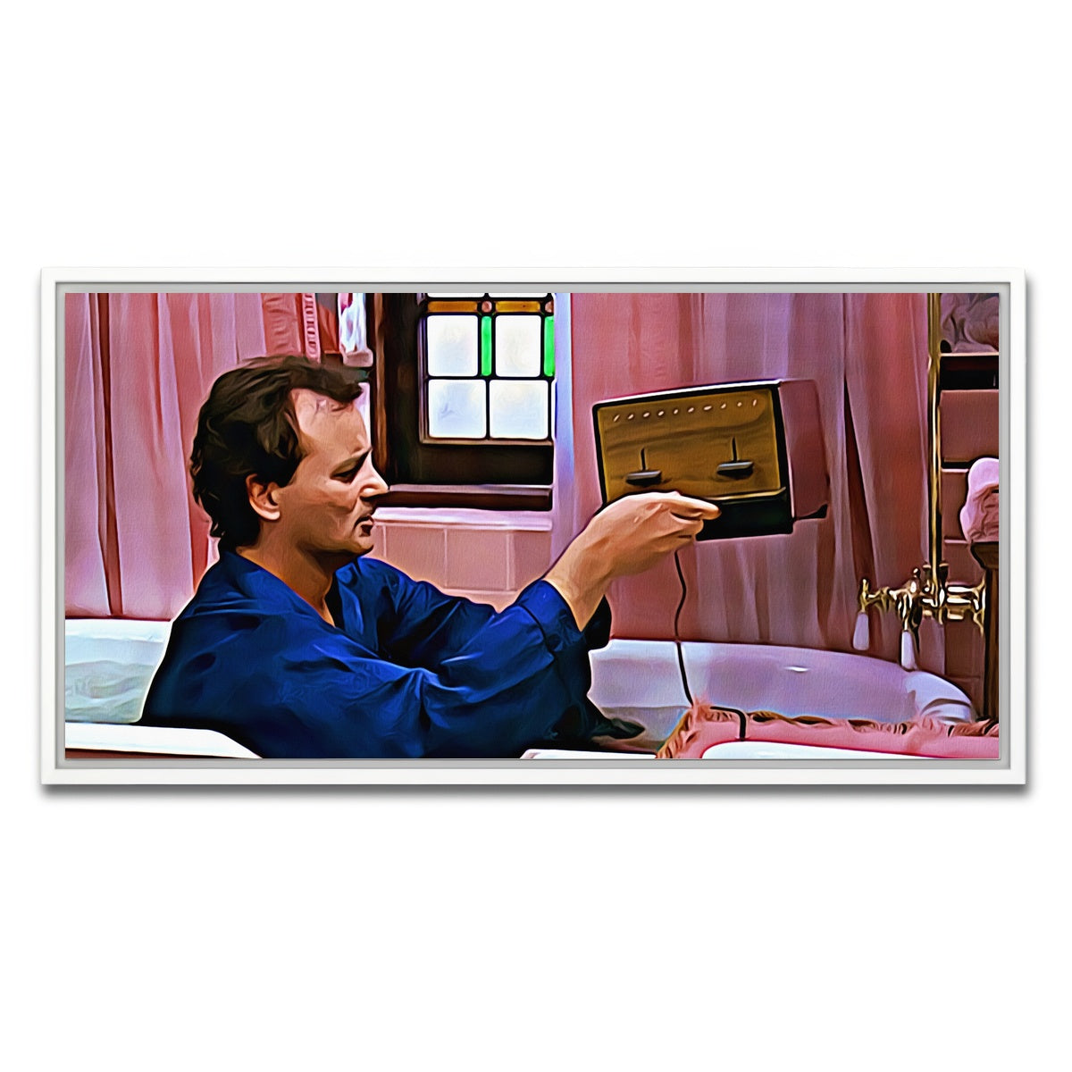 AUTO-MOCKUP WHITE | Groundhog Day Toaster | 1 Piece | White Framed Canvas | group=2x1