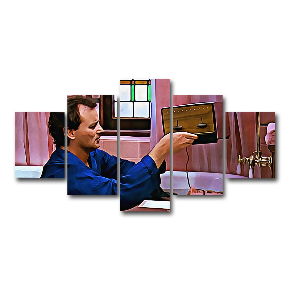 AUTO-MOCKUP WHITE | Groundhog Day Toaster | 5 Piece | Gallery Wrap Canvas | group=5_short