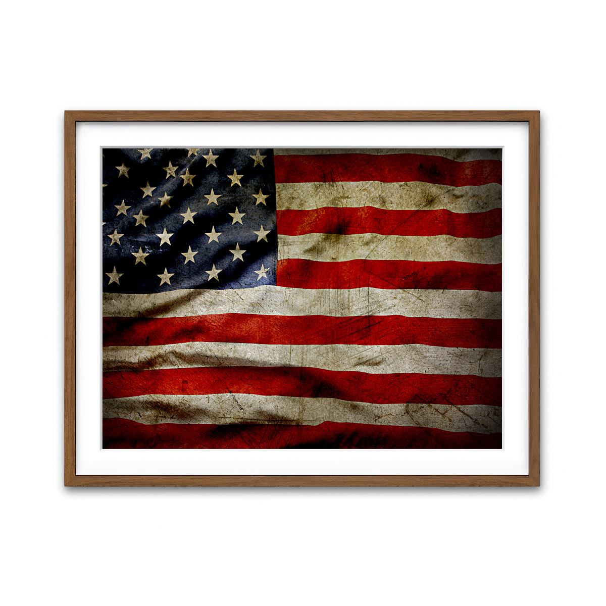 Framed Print 4x3 Walnut