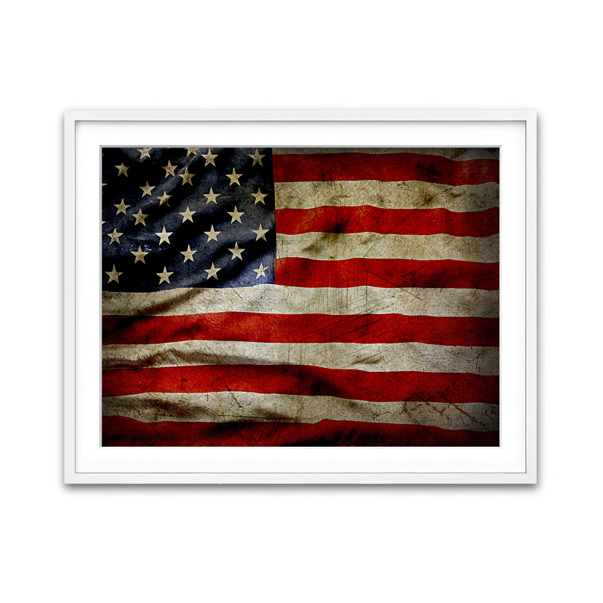 Framed Print 4x3 White