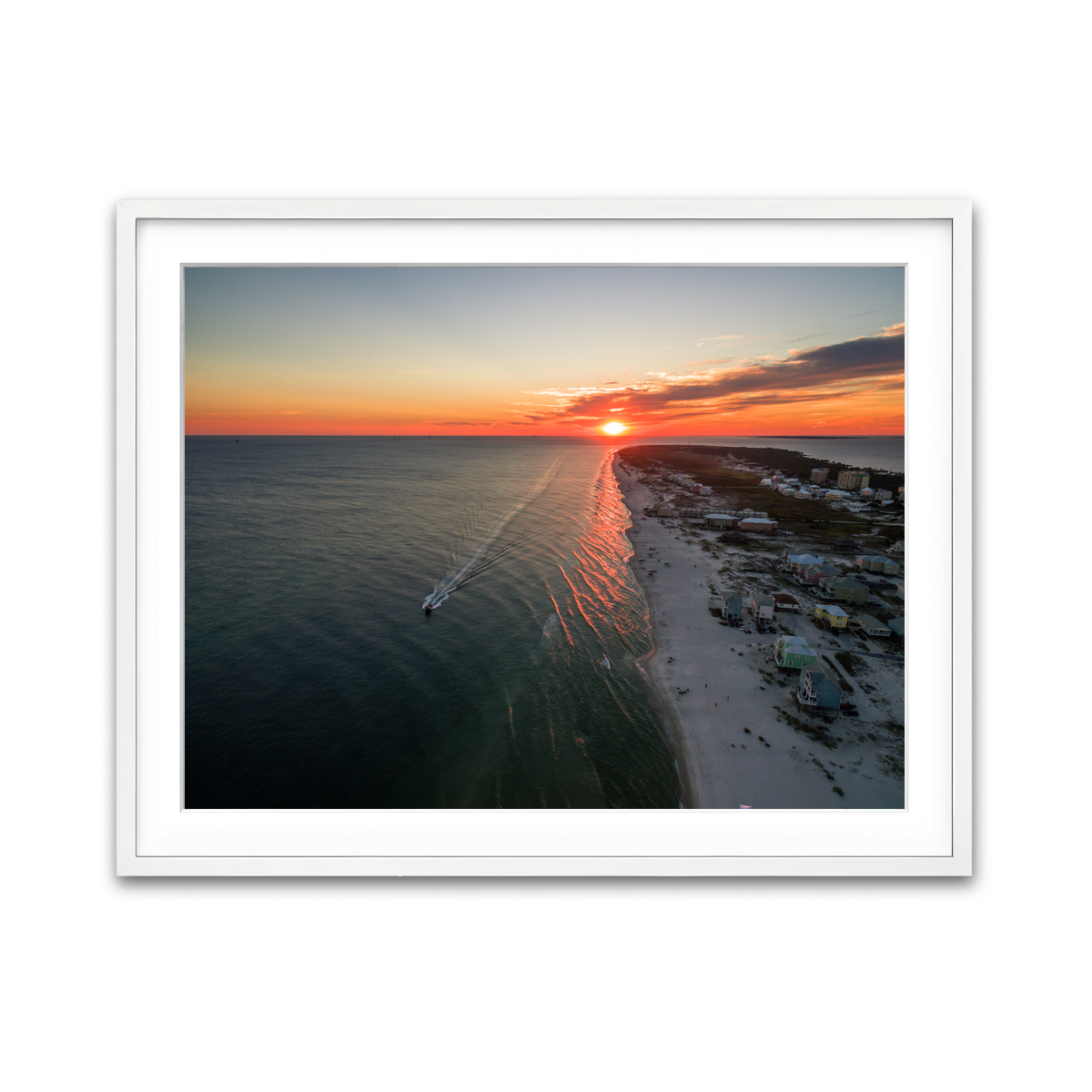 Framed Print 4x3 White