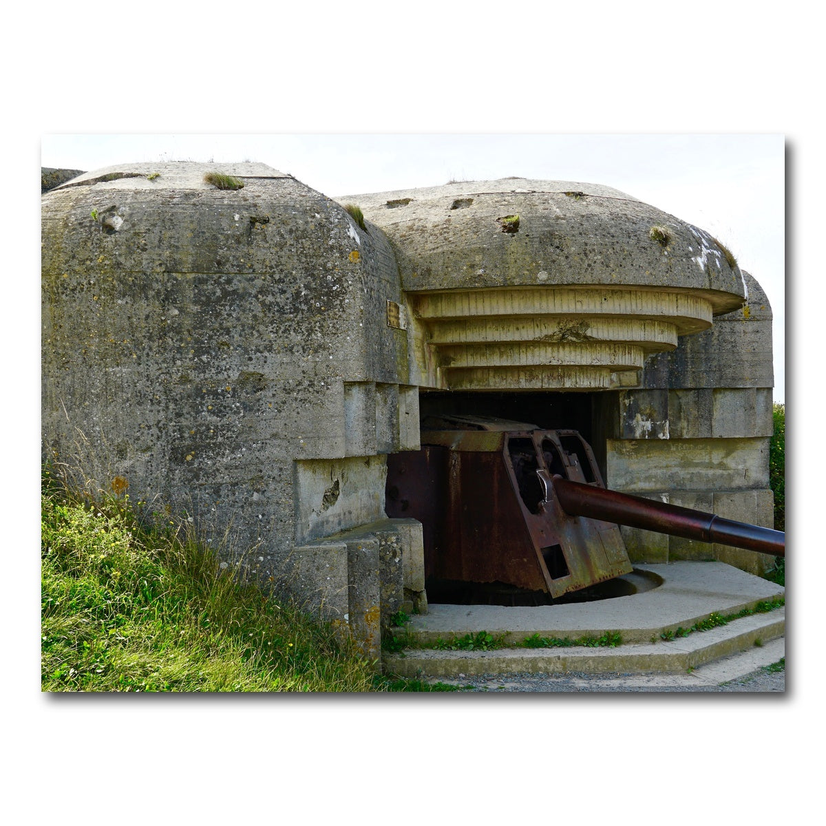 AUTO-MOCKUP WHITE | Gun Battery Normandy Beachhead | 1 Piece | Gallery Wrap Canvas | group=4x3