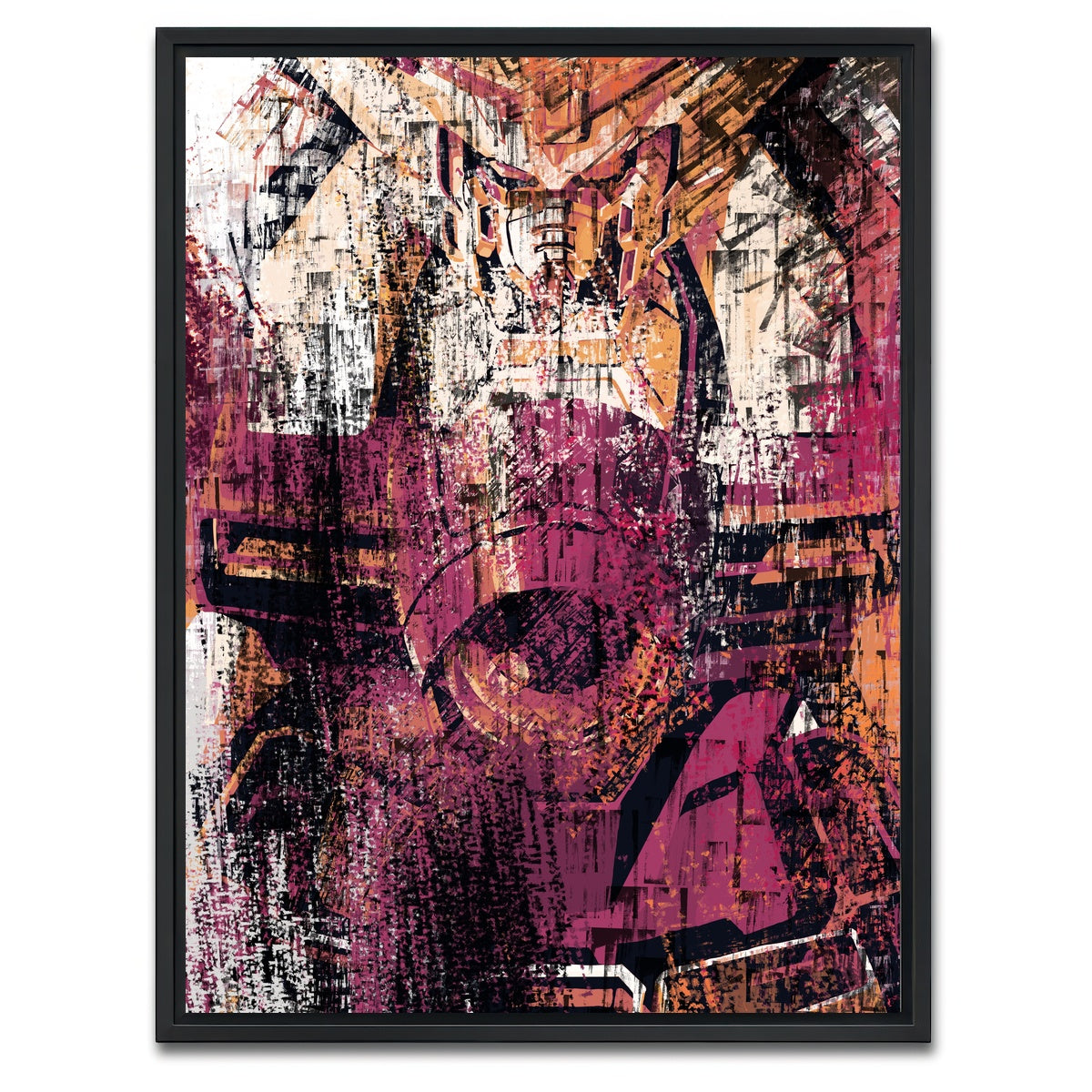 AUTO-MOCKUP WHITE | Gundam | 1 Piece | Black Framed Canvas | group=3x4