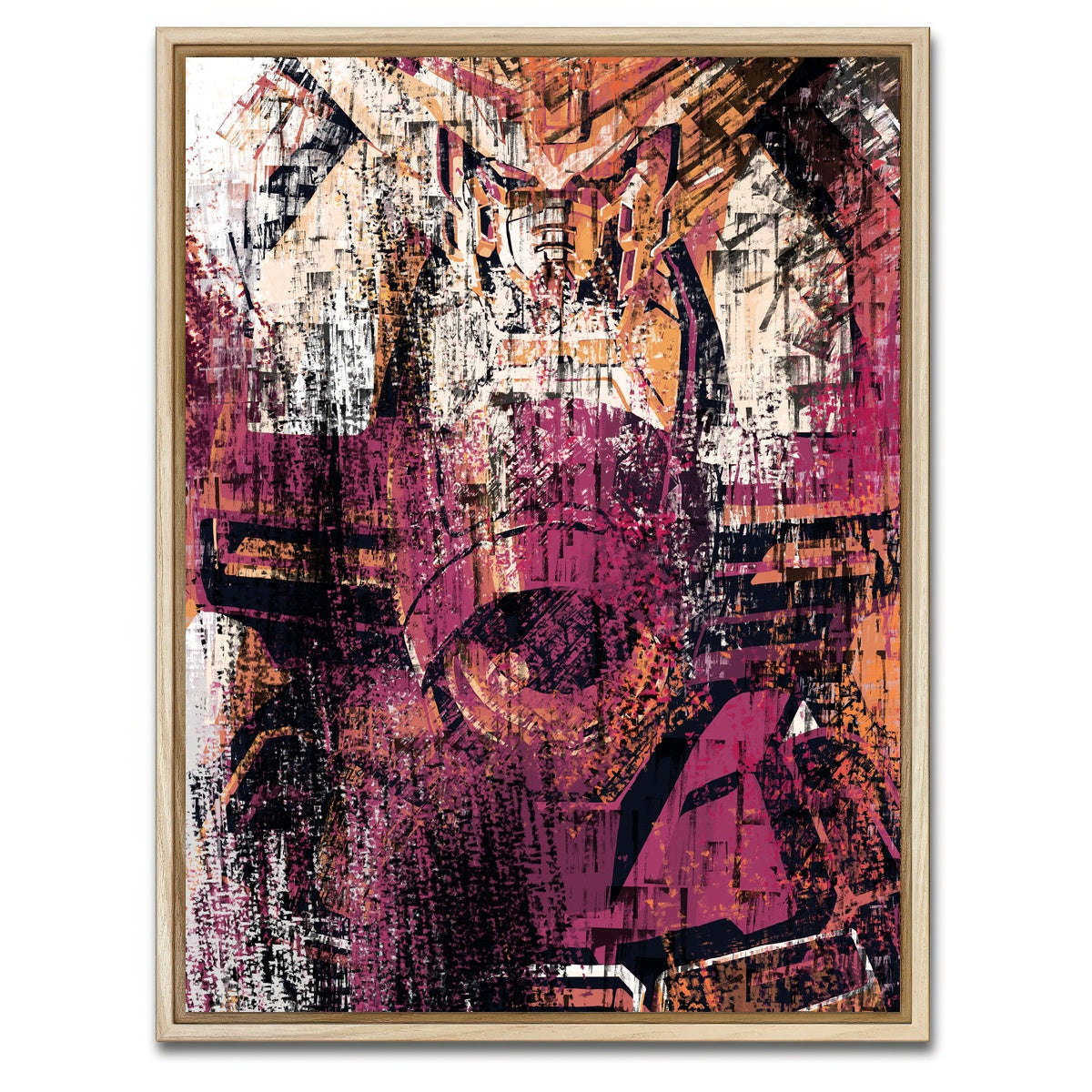 AUTO-MOCKUP WHITE | Gundam | 1 Piece | Natural Framed Canvas | group=3x4