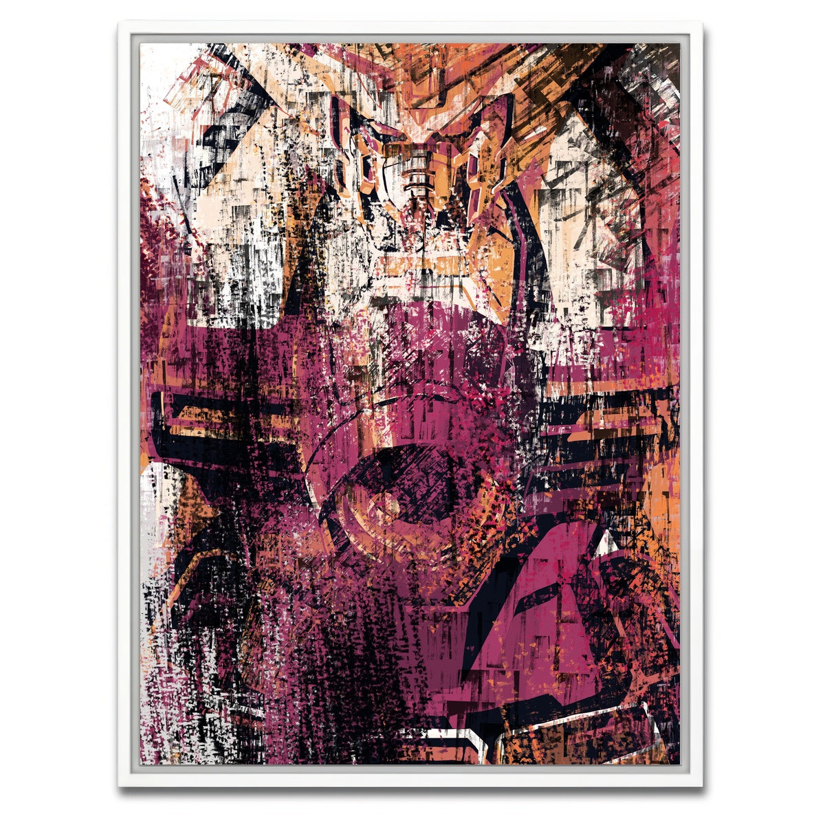 AUTO-MOCKUP WHITE | Gundam | 1 Piece | White Framed Canvas | group=3x4