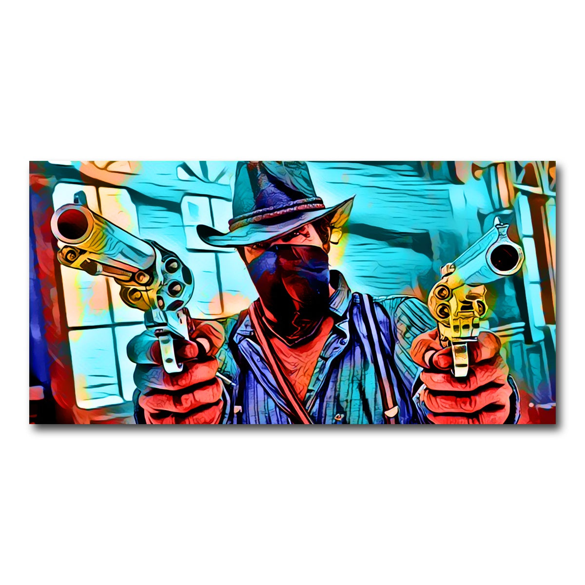 AUTO-MOCKUP WHITE | Gunslinger Morgan | 1 Piece | Gallery Wrap Canvas | group=2x1