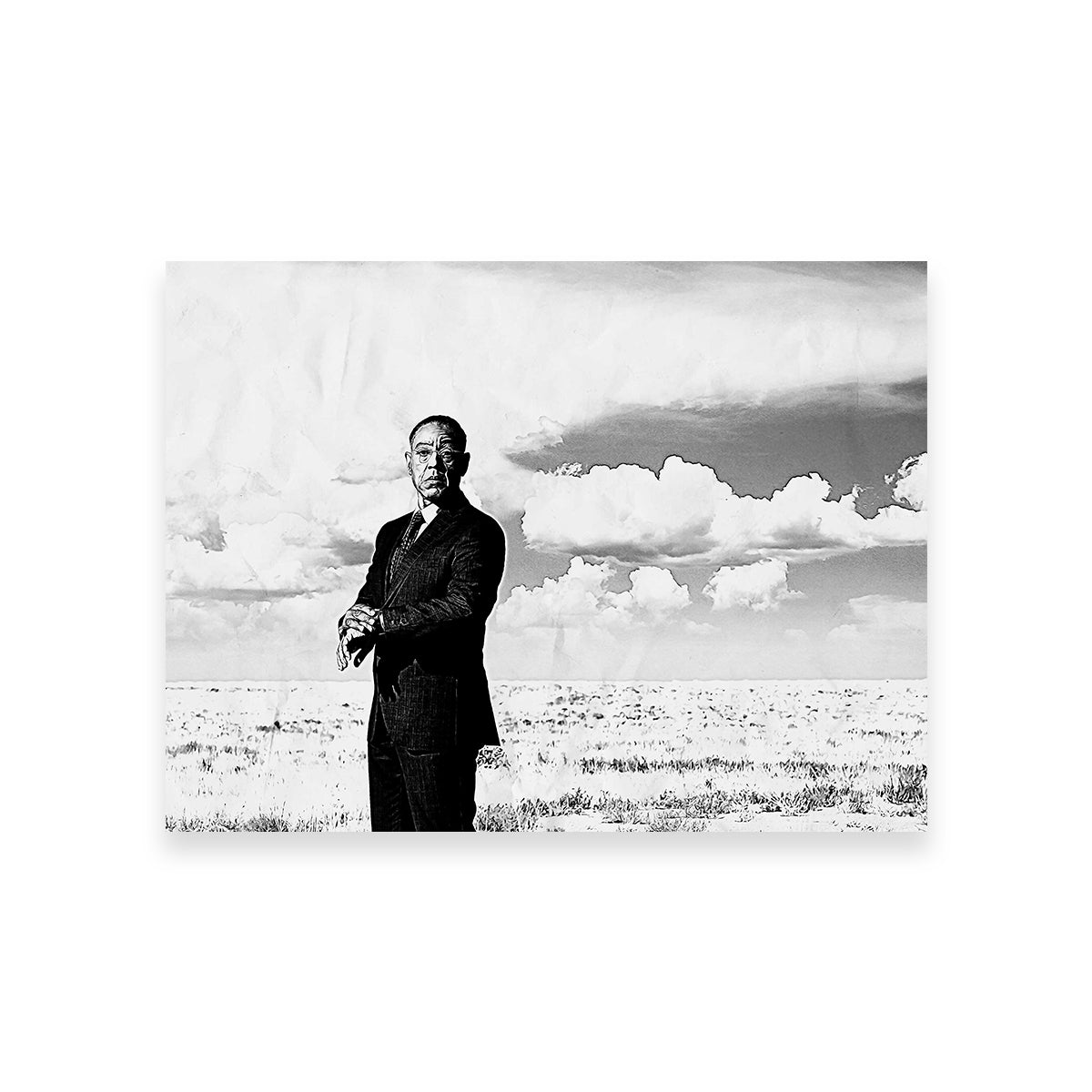 Gus Fring Grayscale Wall Art