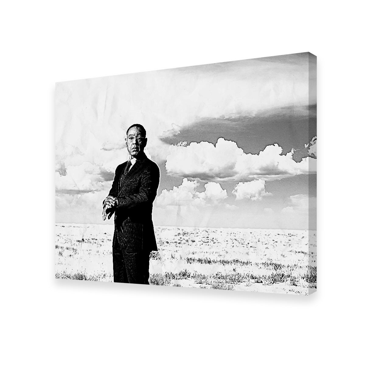 Gus Fring Grayscale Wall Art