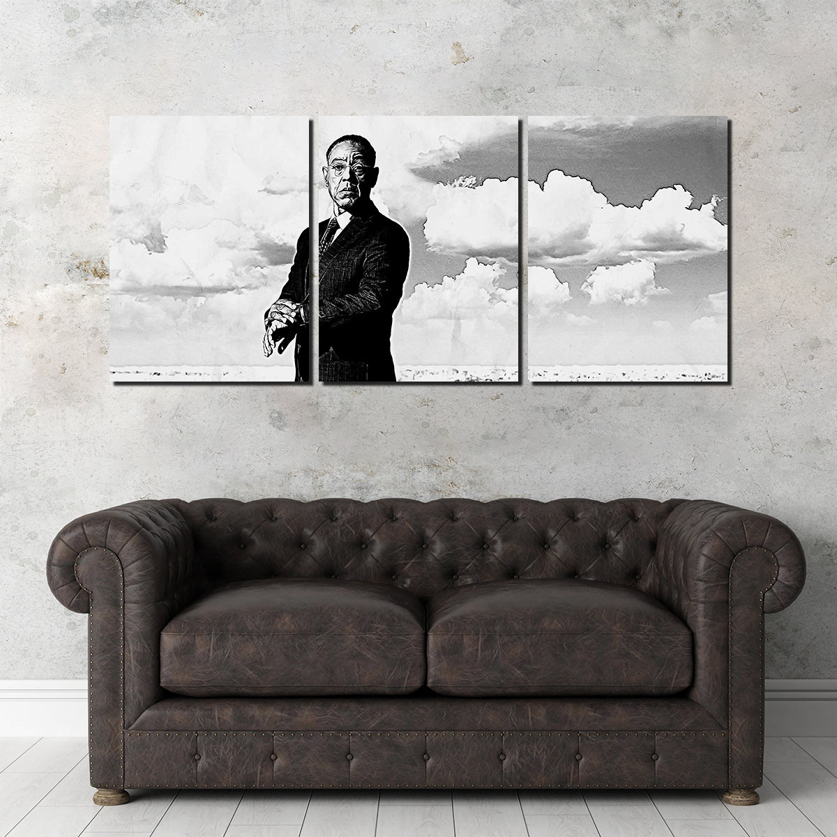 Gus Fring Grayscale Wall Art