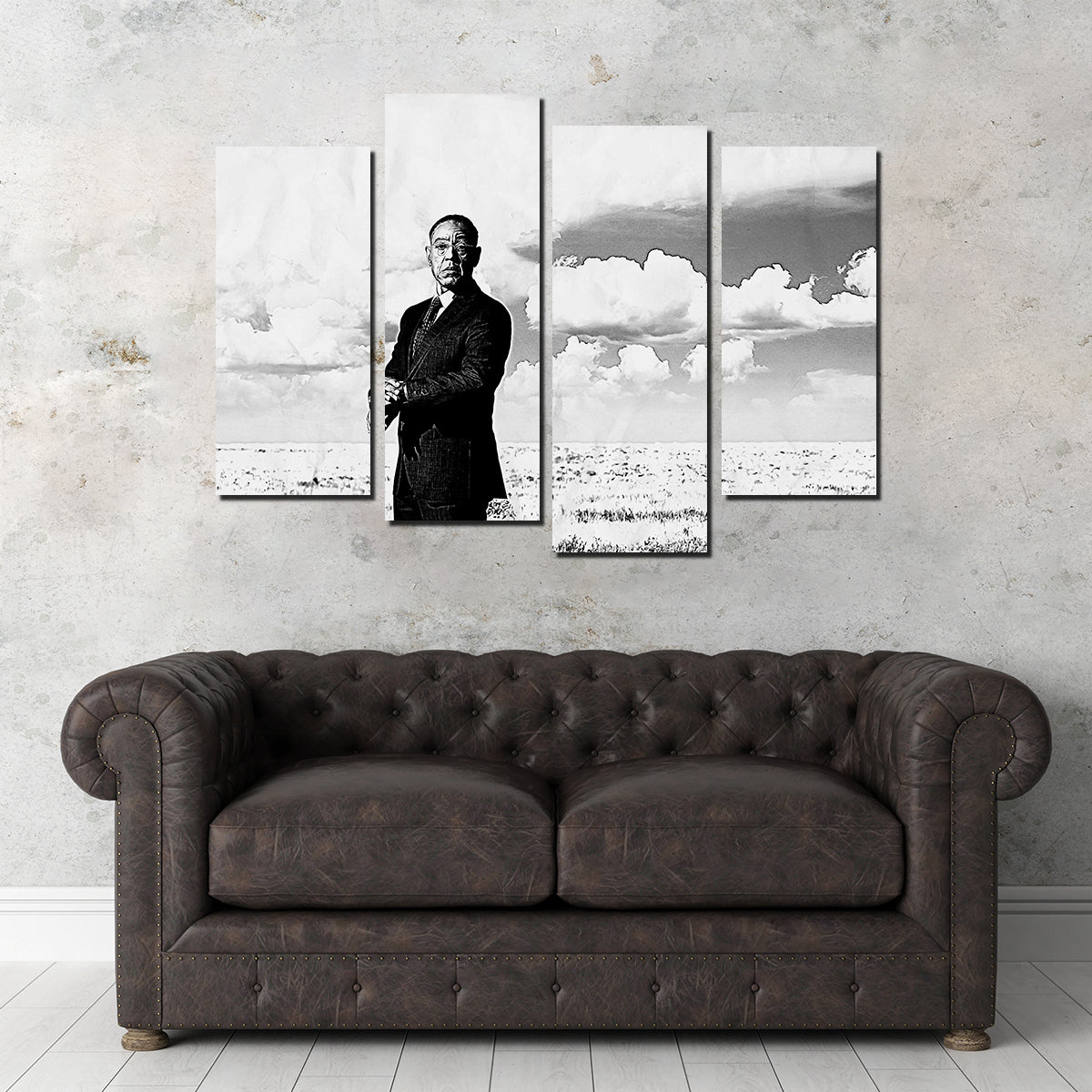 Gus Fring Grayscale Wall Art