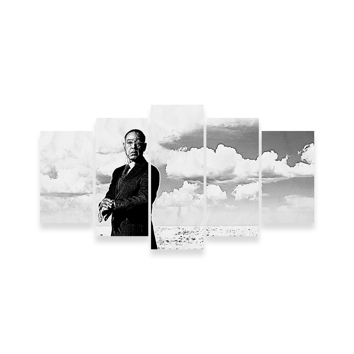 Gus Fring Grayscale Wall Art