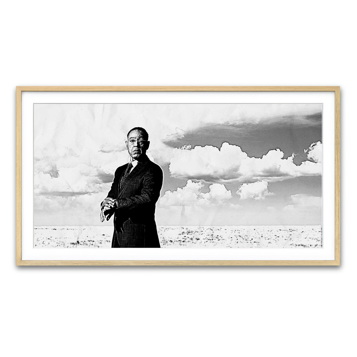 Framed Print 2x1 Natural