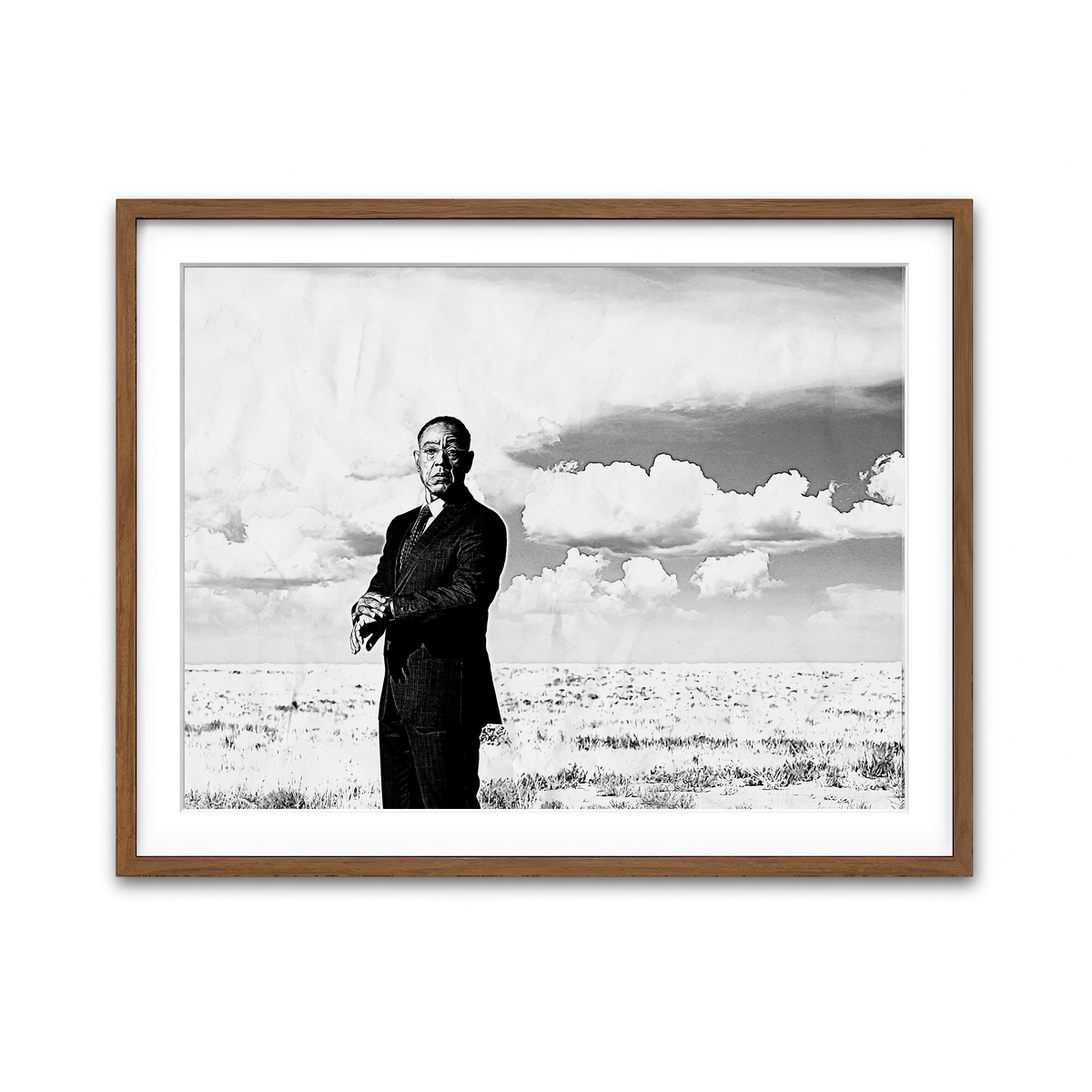 Framed Print 4x3 Walnut