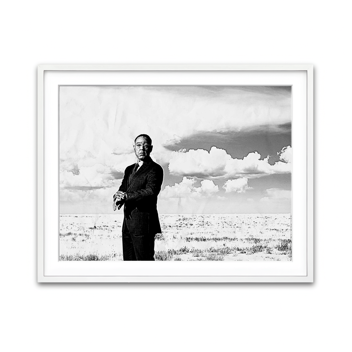 Framed Print 4x3 White