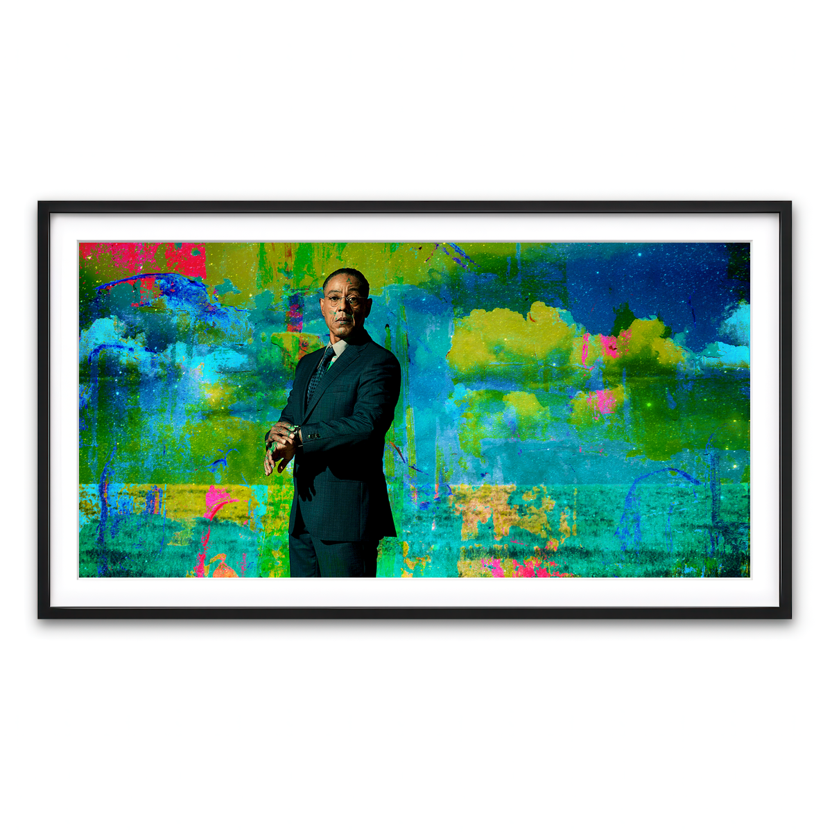 Framed Print 2x1 Black