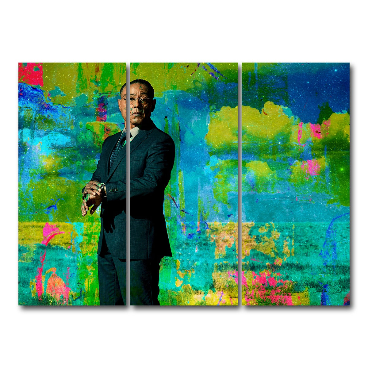 AUTO-MOCKUP WHITE | Gus Fring | 3 Piece | Gallery Wrap Canvas | group=8x18