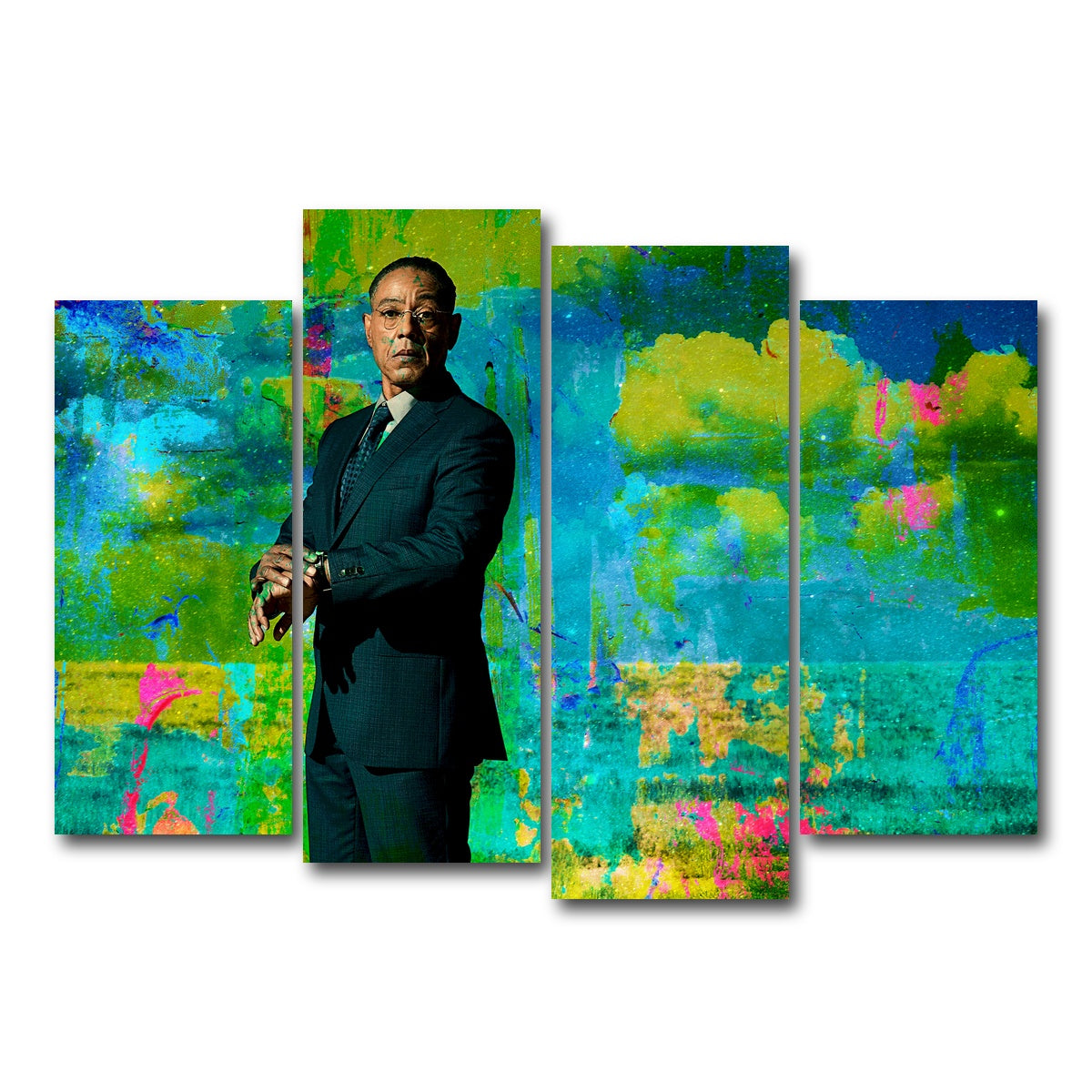 AUTO-MOCKUP WHITE | Gus Fring | 4 Piece | Gallery Wrap Canvas | group=4_normal