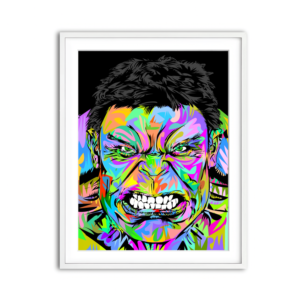 Framed Print 3x4 White