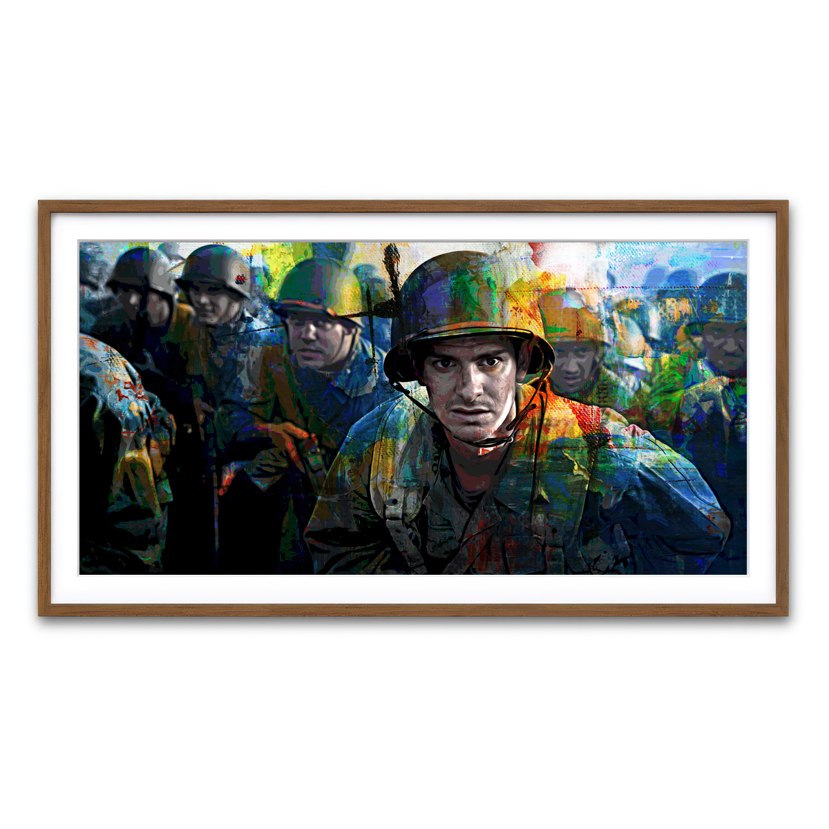 Framed Print 2x1 Walnut