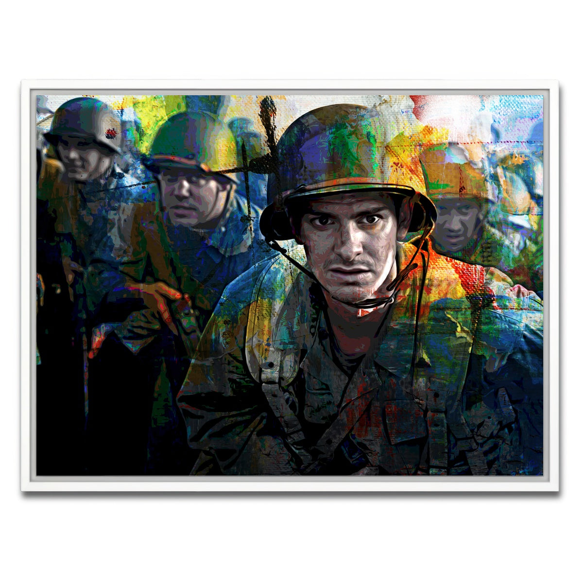 AUTO-MOCKUP WHITE | Hacksaw Ridge | 1 Piece | White Framed Canvas | group=4x3