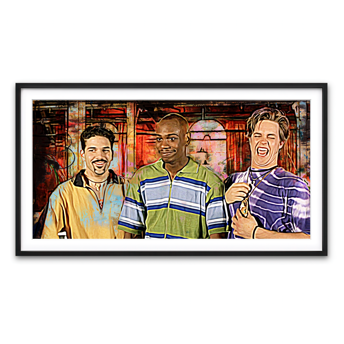 Framed Print 2x1 Black