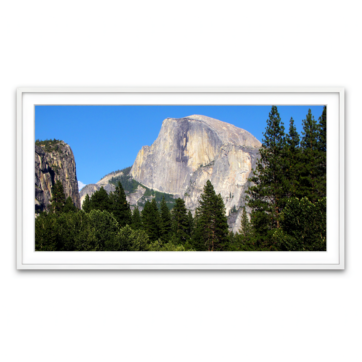 Framed Print 2x1 White