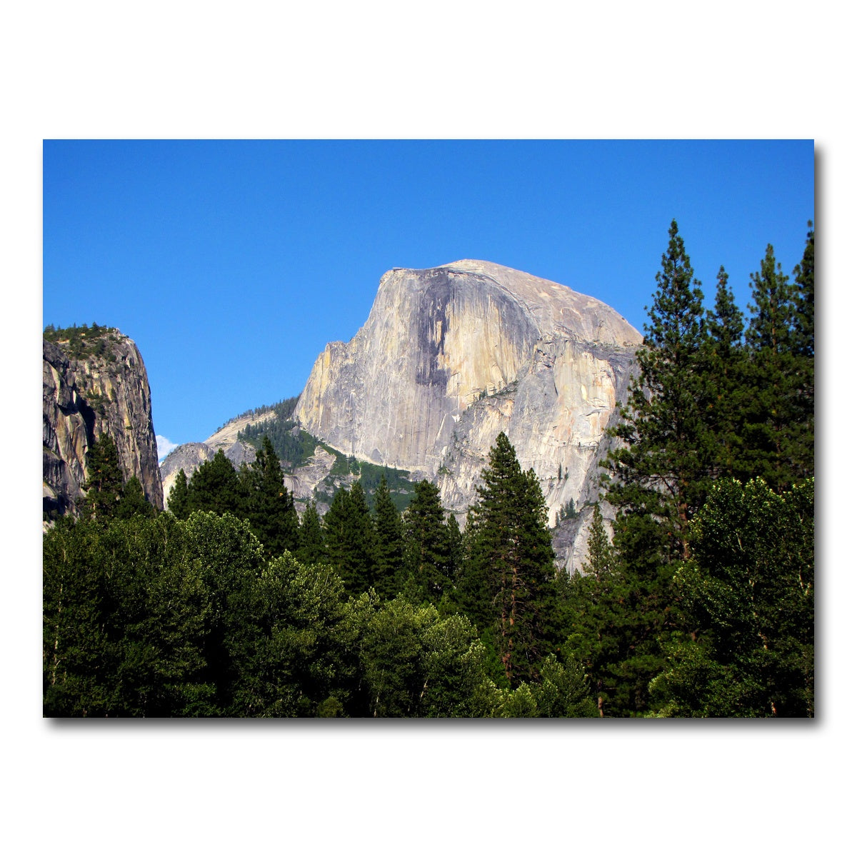 AUTO-MOCKUP WHITE | Half Dome Yosemite | 1 Piece | Gallery Wrap Canvas | group=4x3