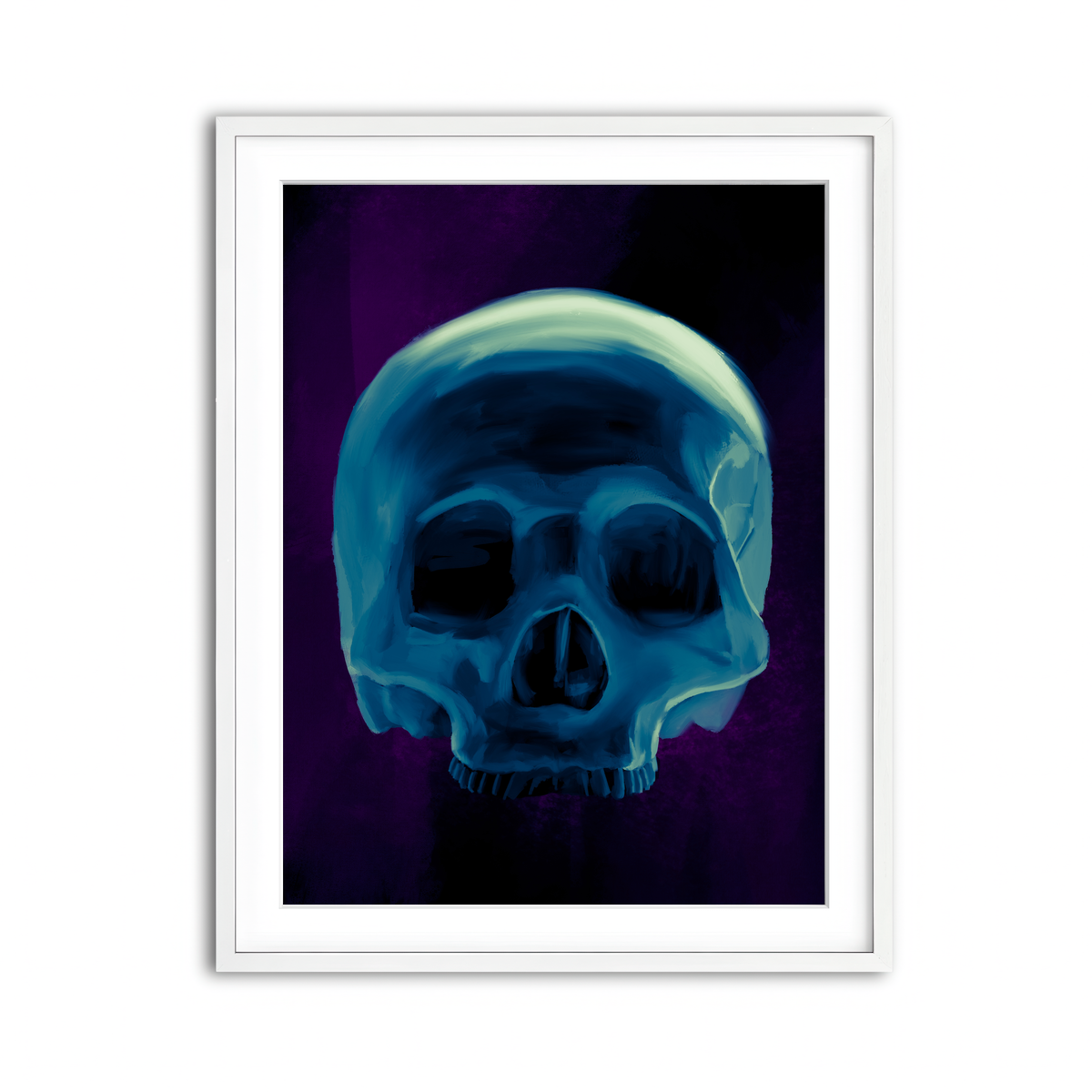 Framed Print 3x4 White