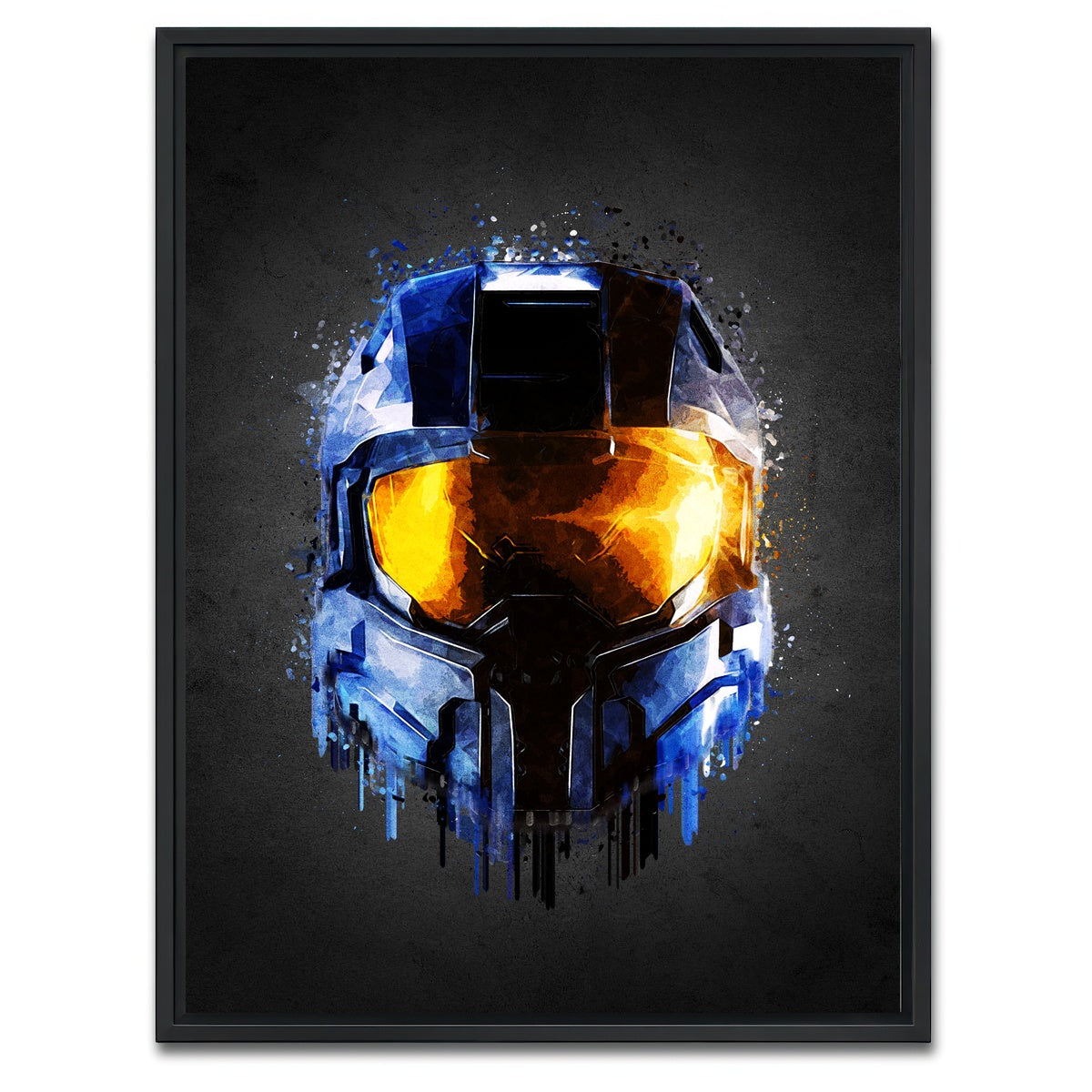 AUTO-MOCKUP WHITE | Halo Portrait | 1 Piece | Black Framed Canvas | group=3x4