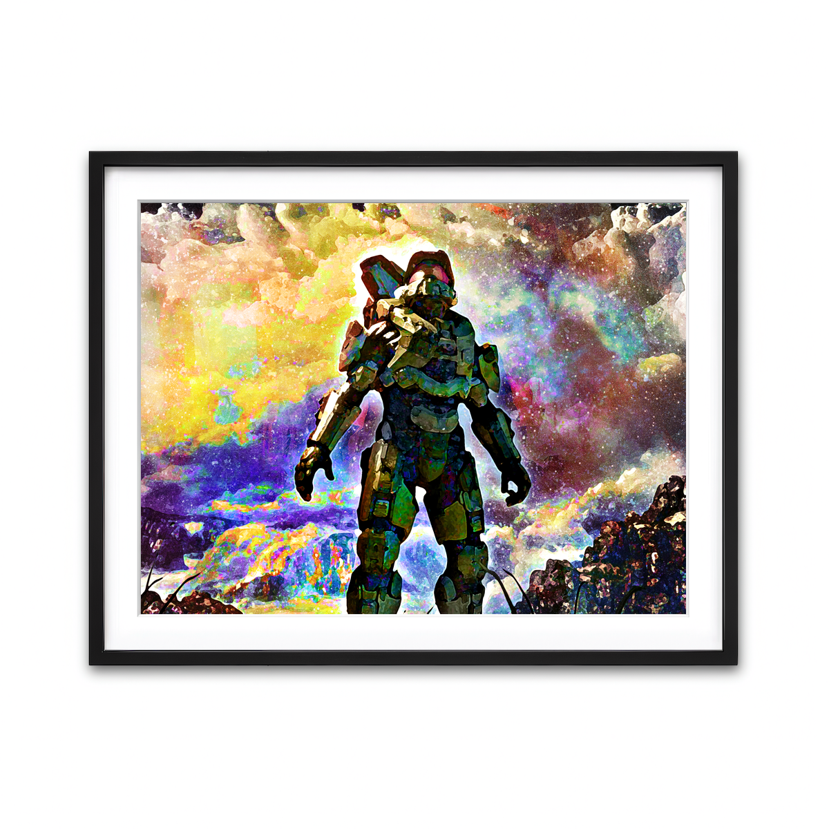 Framed Print 4x3 Black