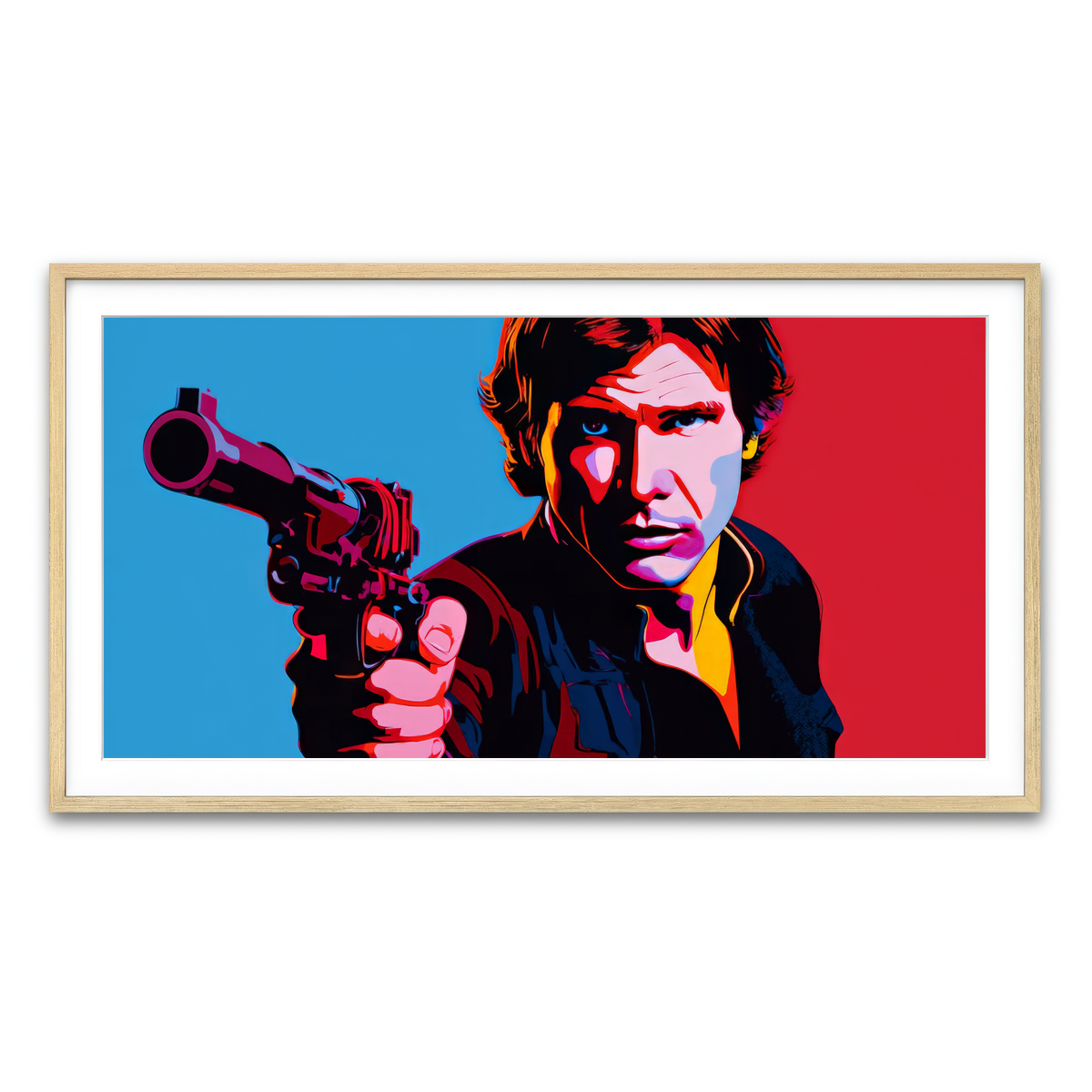 Framed Print 2x1 Natural