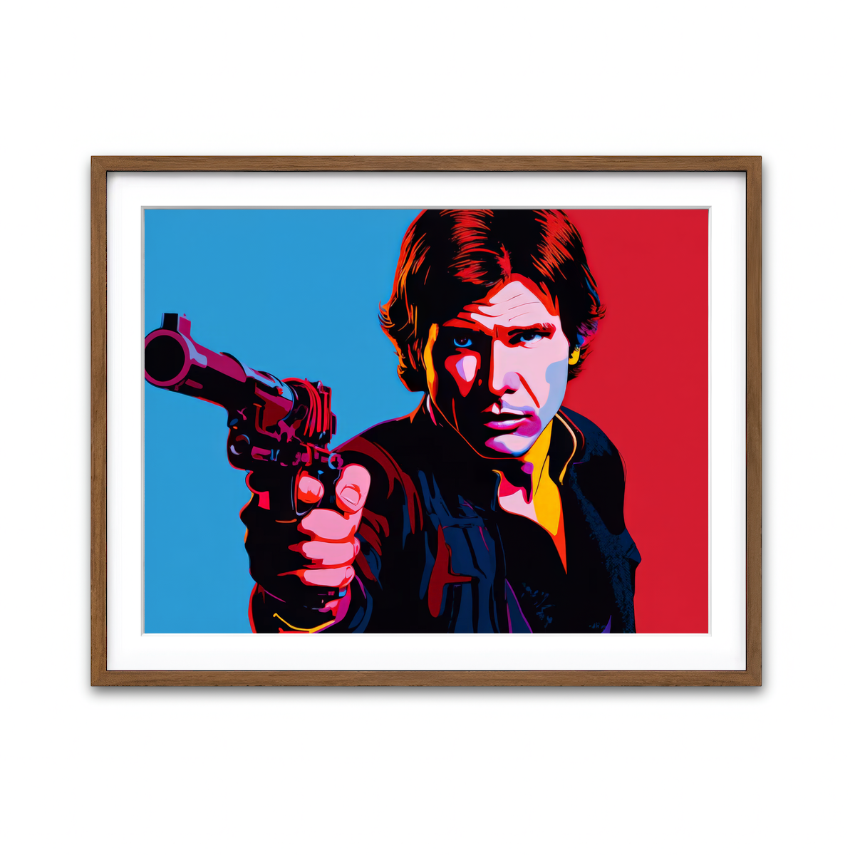 Framed Print 4x3 Walnut