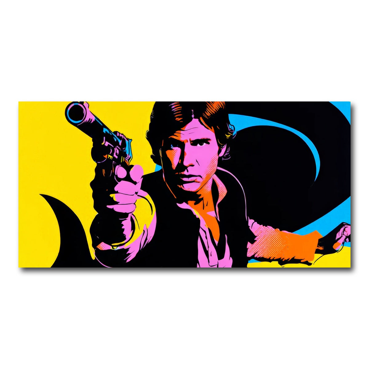 AUTO-MOCKUP WHITE | Han Solo Retro | 1 Piece | Gallery Wrap Canvas | group=2x1