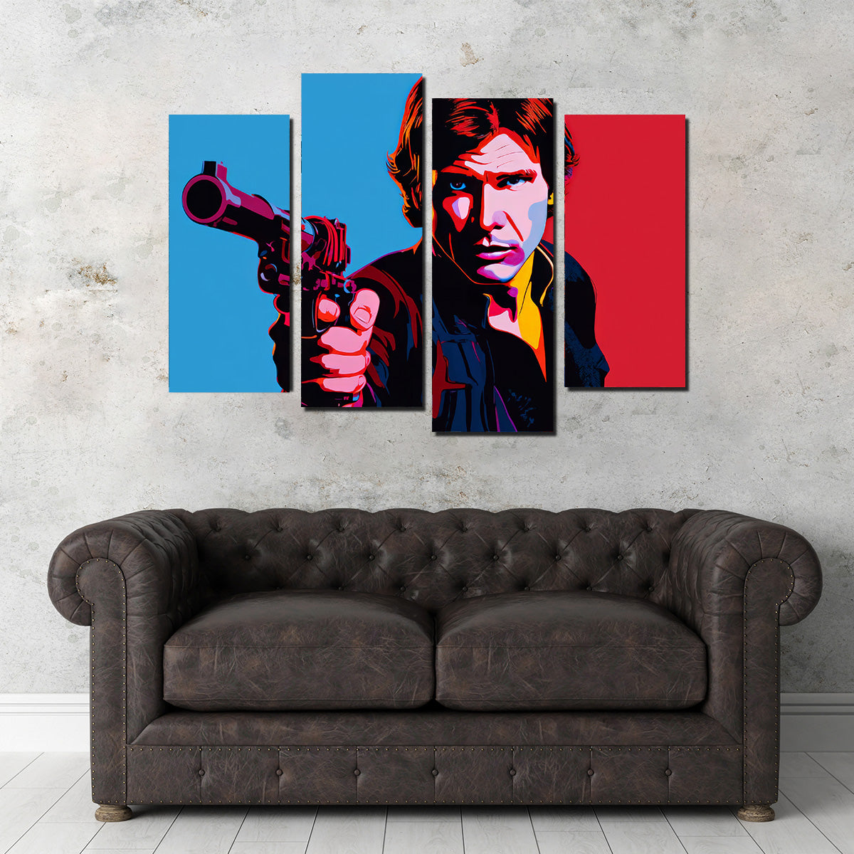 Han Solo Gun Wall Art
