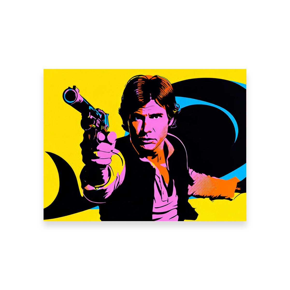 Han Solo Retro Wall Art