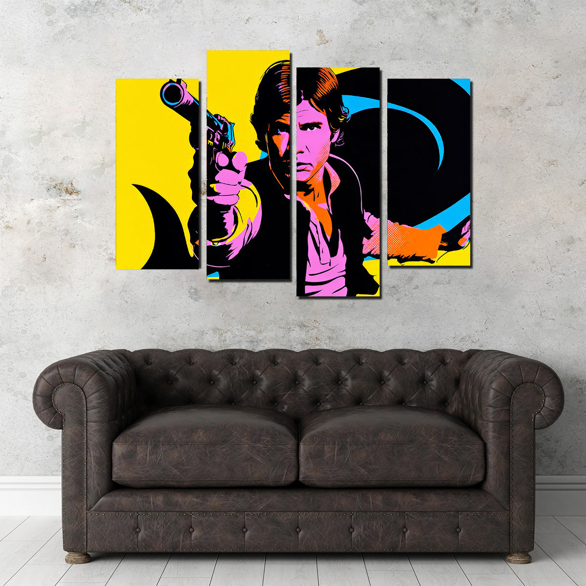 Han Solo Retro Wall Art