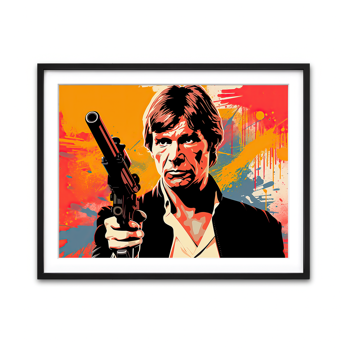 Framed Print 4x3 Black