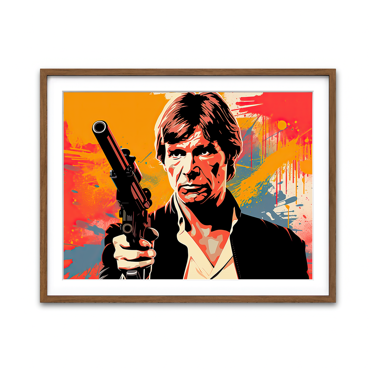 Framed Print 4x3 Walnut